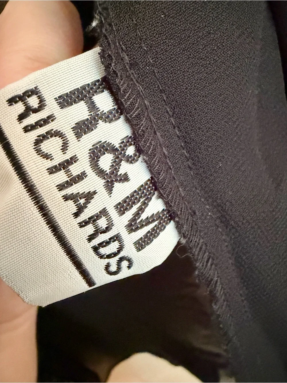 Black sequin trim R&M Richard’s jacket - Picture 3 of 5